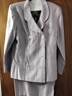 Vintage  Double-breasted Skirt Suit